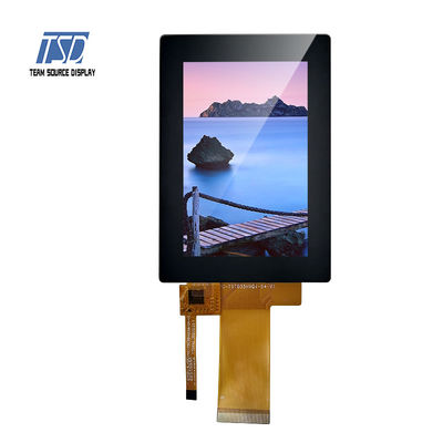 ILI9488 IC 3.5 इंच 320x480 380nits TFT LCD डिस्प्ले मॉड्यूल MCU SPI RGB इंटरफ़ेस के साथ